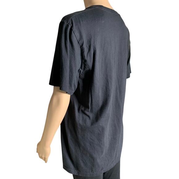 Stone Fruit Men's Size Medium Classic Black Graphic T-Shirt 100% Cotton - Picture 5 of 7